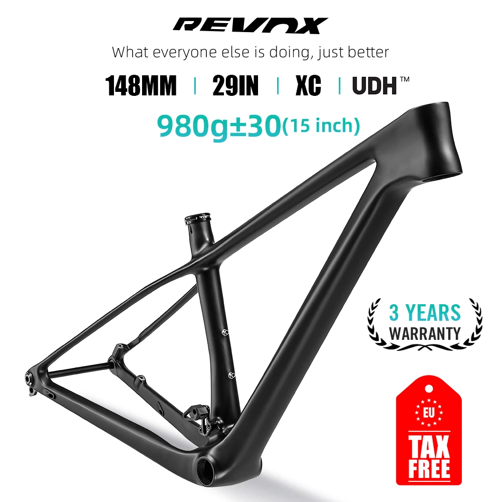 2023 Lexon 29Er Full Carbon Frame Mountain Bike 148*12Mm Bb92 Staffa Inferiore Mtb Scott Carbon Frames 15/17/19 Pollici Boost 29Er