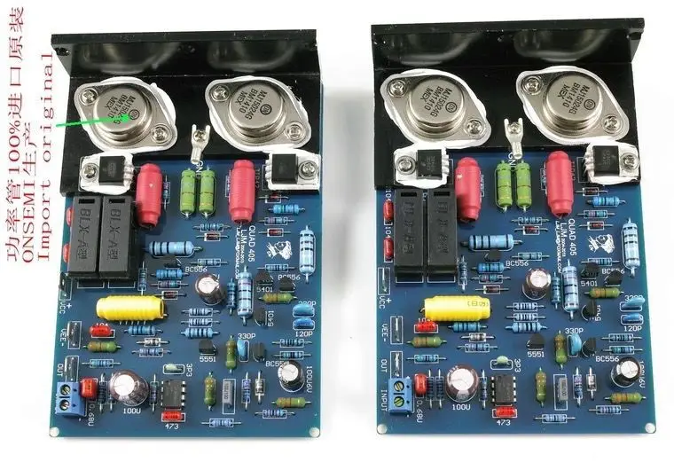 Scheda Assemblata E Testata Per Amplificatore Di Potenza Classico Quad 405 Clonato Audio Weiliang
