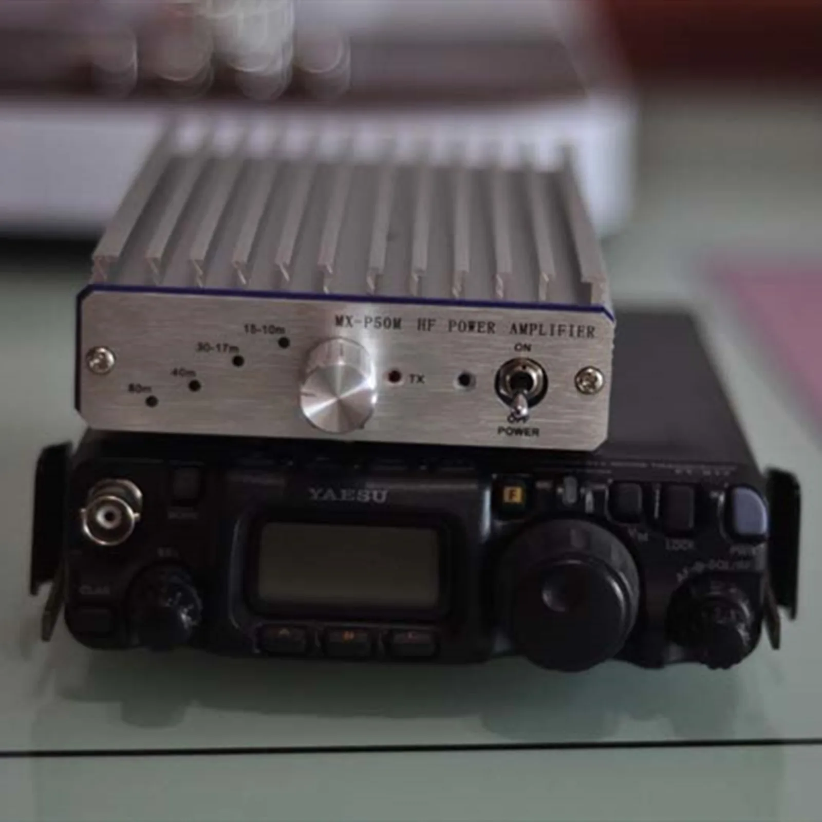 Amplificatore Di Potenza Hf 45W Mx-P50M Per Ft-817 Icom Ic-703 Elecraft Kx3 Qrp Ft-818