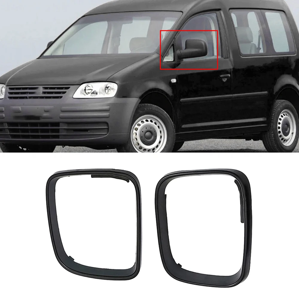 Car Wing Side Specchietto Retrovisore Porta Trim Ring Bezel Cap Cover Sinistra/Destra Per Vw Volkswagen Transporter T5 Caddy 2003-2010 Lhd