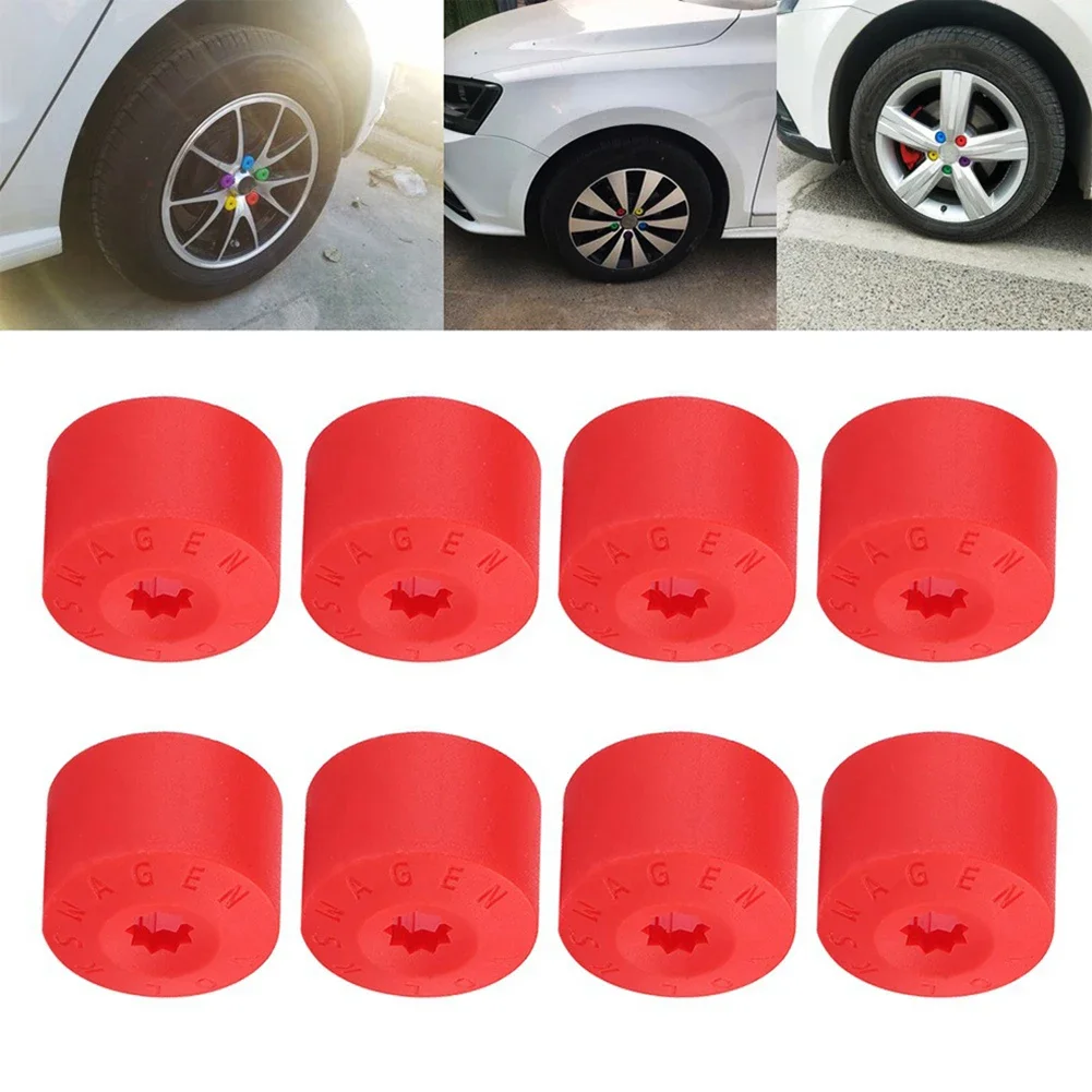 Car Wheel Lug Nuts Bolt Covers Cap Per Vw Volkswagen Golf Gti Jetta Mk4 Beetle Caddy Passat Scirocco Tire Hub Viti Protezione