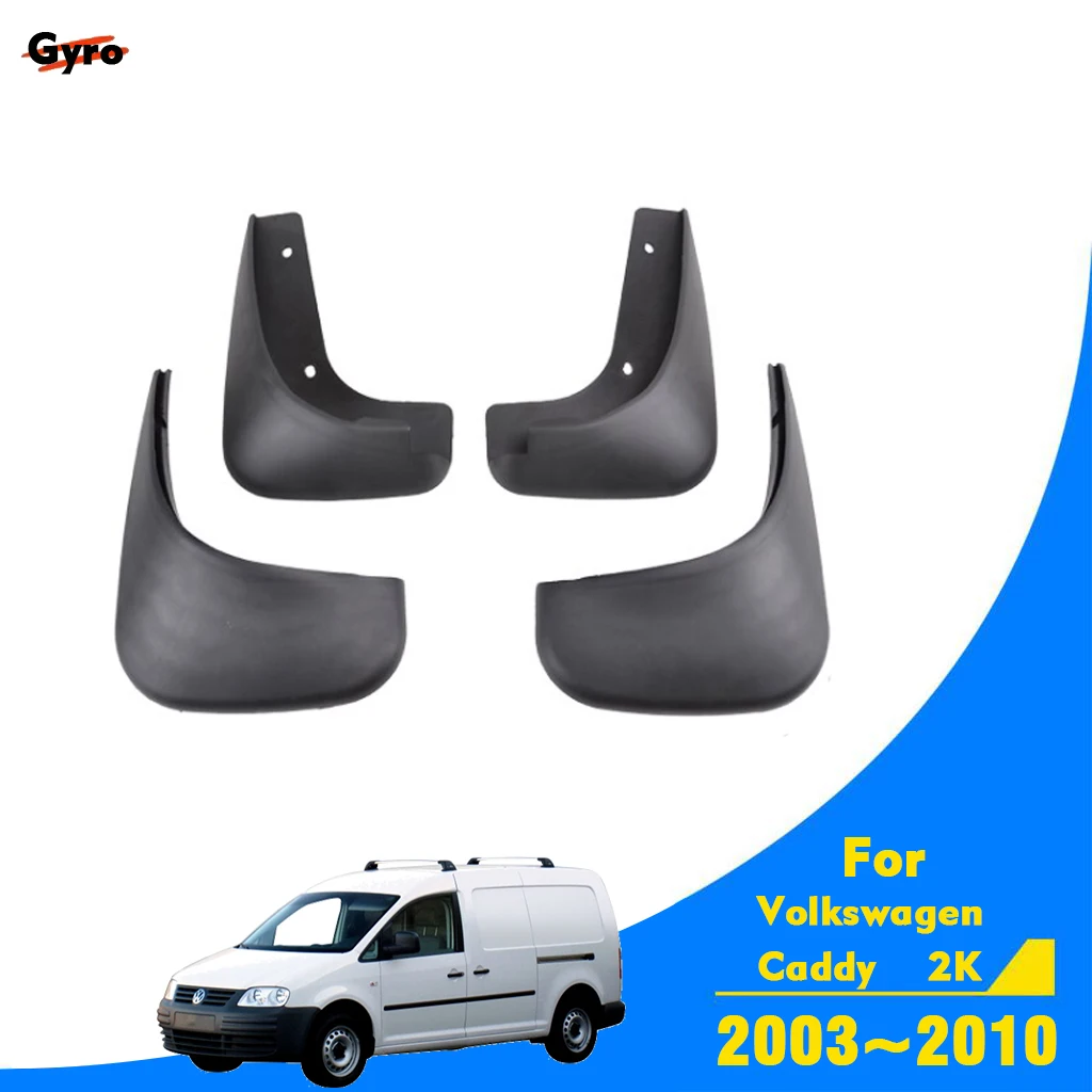 Per Volkswagen Caddy 2K 2003 ~ 2010 Parafanghi Per Auto Paraspruzzi Parafanghi Parafanghi Tuning Splash Durafcloth Protector Wheel 2009 2008 2007