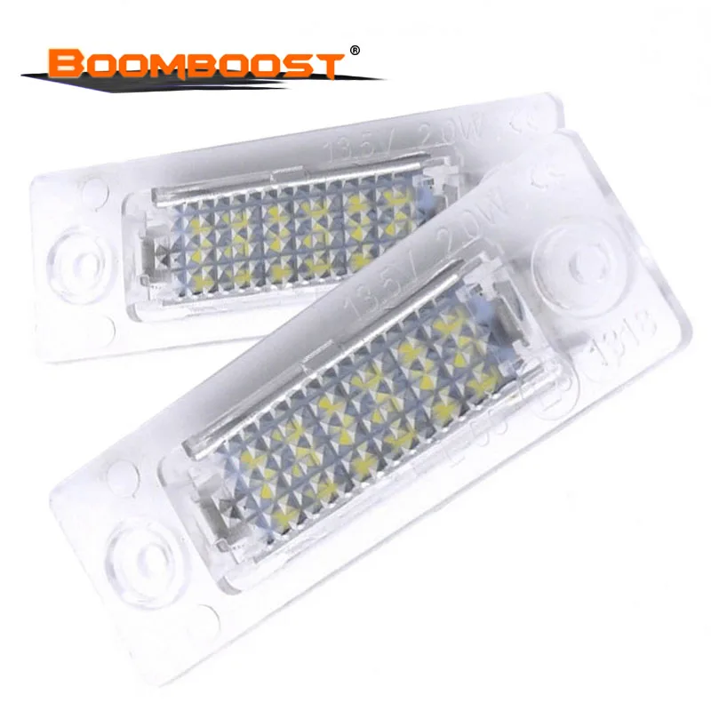 12V 6000K 2 Pz Numero Targa Lampada 18 Led Per Volkswagen Passat B5 Per Volkswagen/Skoda/Superb 1/ Caddy/Jetta/Golf