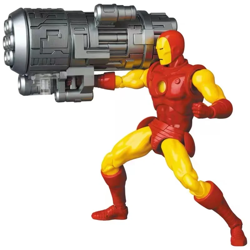 Disponibile Originale Medicom Mafex No.165 The Indistruttibile Iron Man (Comic Ver.) Giocattoli Anime Action Figure