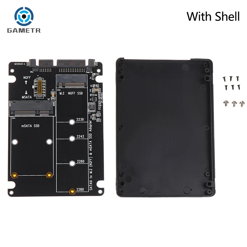 Sata 60Gbps A M2 Ngff Sata Ssd Msata Ssd Adattatore Msata A Sata M.2 Ngff A Sata Hard Disk Adapter Board