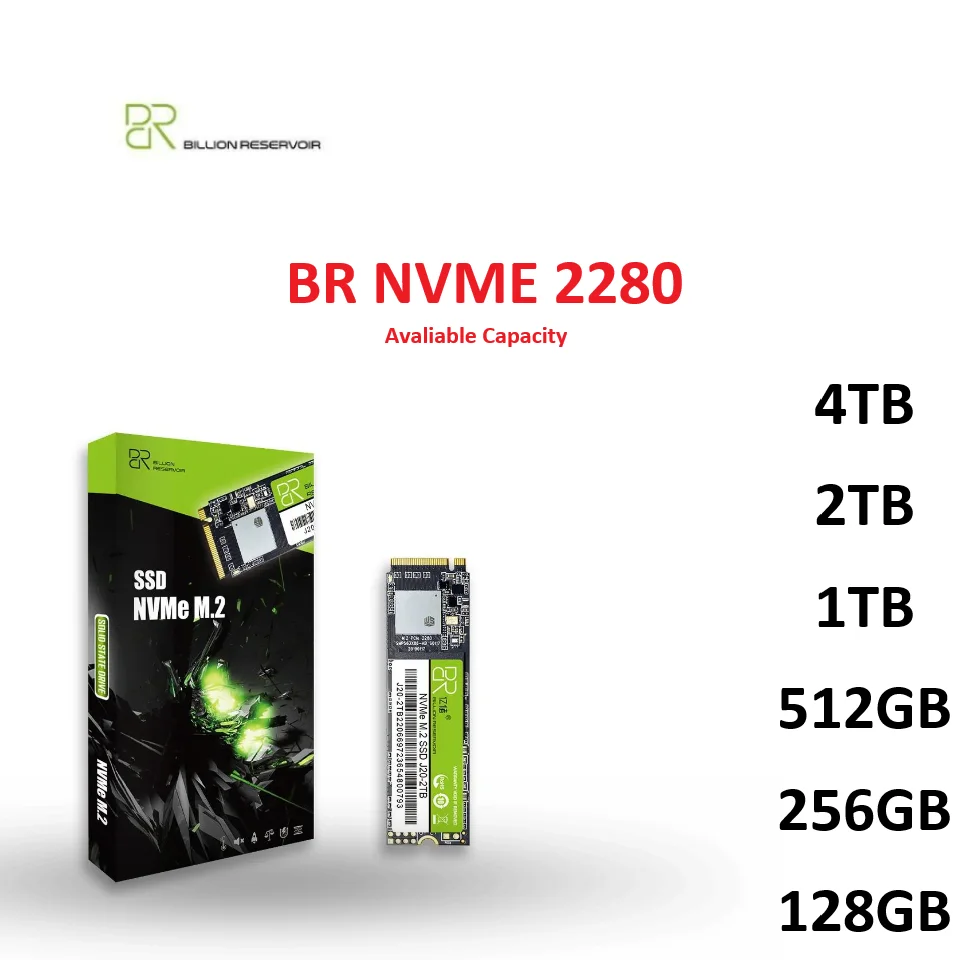 Br Solid State Drive M.2 Nvme 128G Ssd J20 256Gb M2 Nvme 512Gb Hard Disk 1Tb 2Tb Hard Disk Interno Per Tablet Desktop Laptop