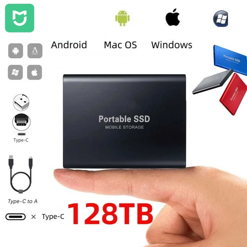 Mijia Nuovo Disco Rigido Esterno Portatile Da 4Tb 16Tb Type-C Usb 3.0 Dischi Rigidi Di Archiviazione Esterni Ad Alta Velocità Da 8Tb Per Laptop