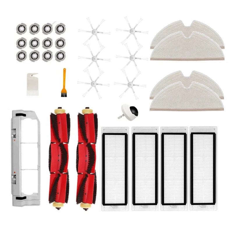 Per Xiaomi Roborock S5 T7Pro T6 Pure Robot Vacuum Parts Spazzola Principale Spazzola Laterale Filtro Hepa