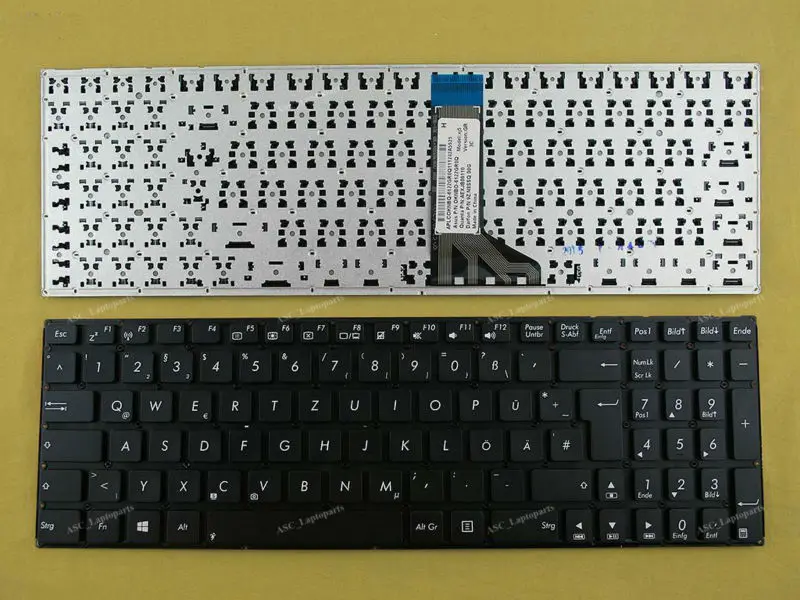 Tastiera Sostitutiva De Deutsch Tastatur Tedesco Per Asus X553M X553Ma K553M K553Ma F553M F553Ma Laptop Nero