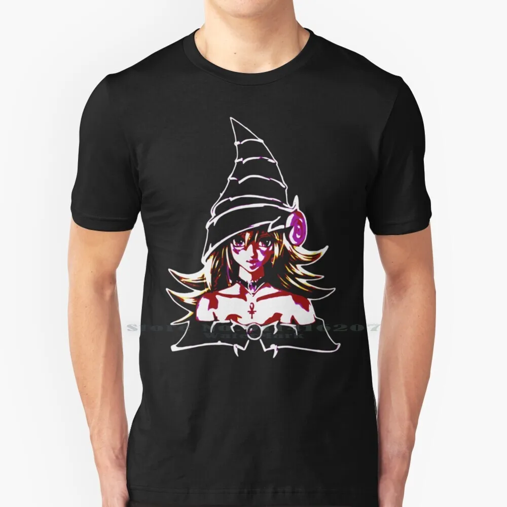 Dark Magician Girl T Shirt 100% Puro Cotone Ragazze Yugioh Dark Magician Kaiba Yu Gi Oh Anime Black Duel Gx Blue Eyes Disk