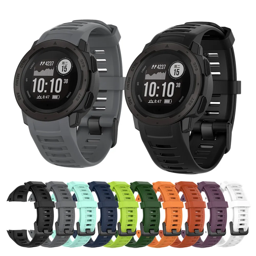 Cinturino In Silicone Per Garmin Instinct/2 Braccialetto Di Ricambio Per Cinturino Smart Watch Per Accessori Sportivi Garmin Instinct Smart