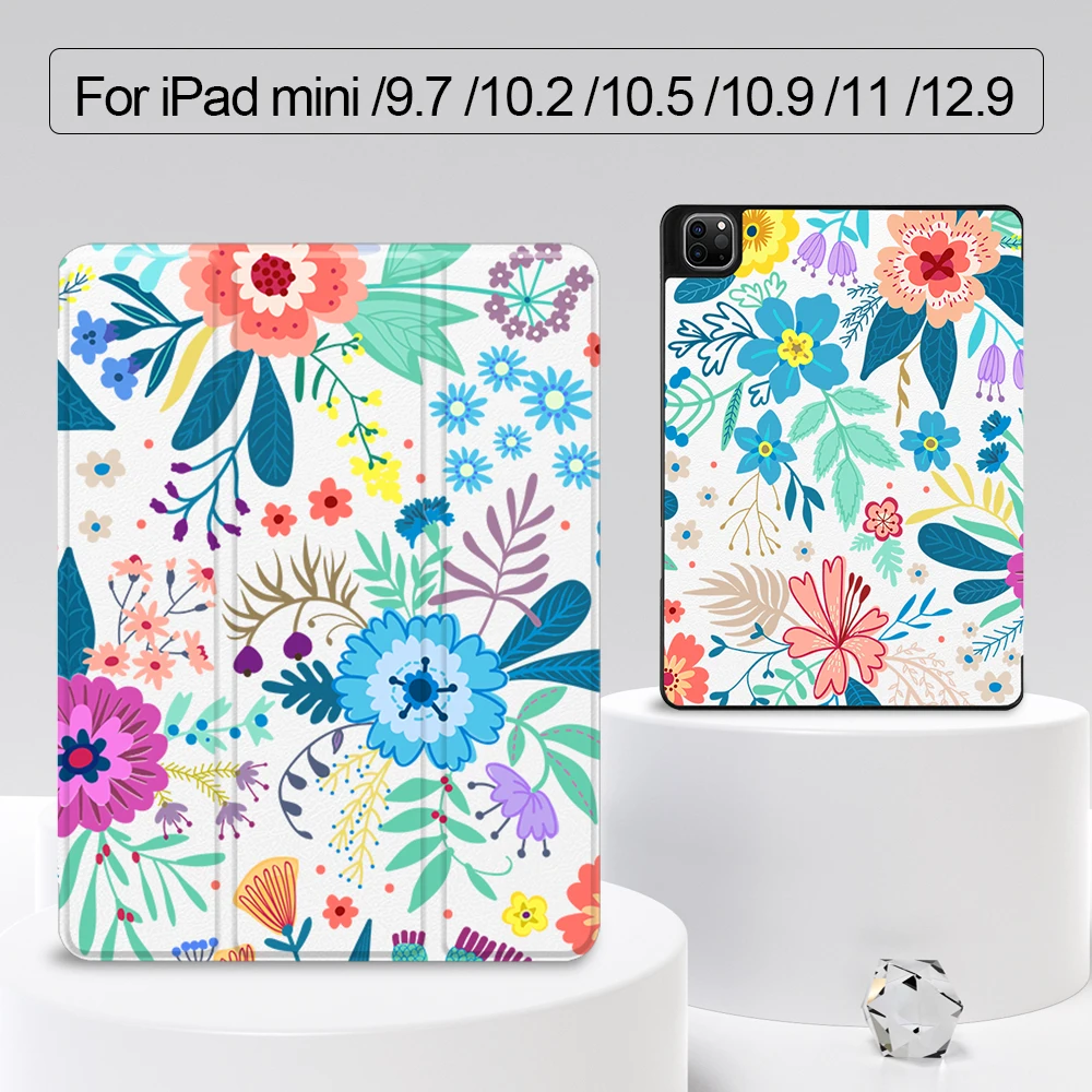Custodia Per Tablet Mtt Per Ipad Pro 12.9 5Th 6Th Gen Con Portamatite Per Ipad 10Th Gen Air 10.9 Pro 11 10.5 Flip Smart Cover Funda