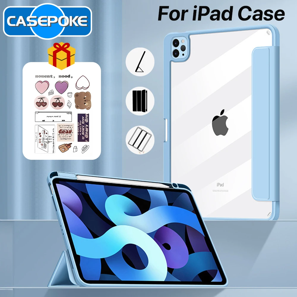 Per Ipad Air 4 5 Case Funda 2022 Per Ipad Pro 12.9 4Th 5Th 6Th Pro 11 2Nd 3Rd 4Th Cover Per Ipad 7Th 8Th 9Th Generation Case