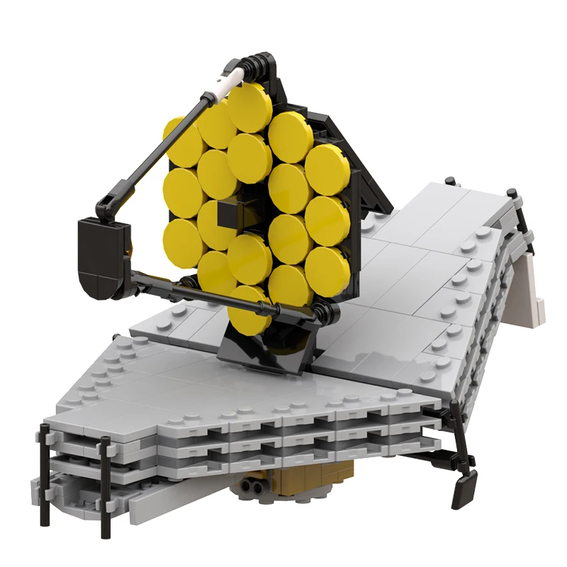 Moc Phillips Space Telescope Building Block Kit 1:110 Saturn V Scale Astronomia Hubble Observatory Science Exploration Model Giocattolo Fai Da Te