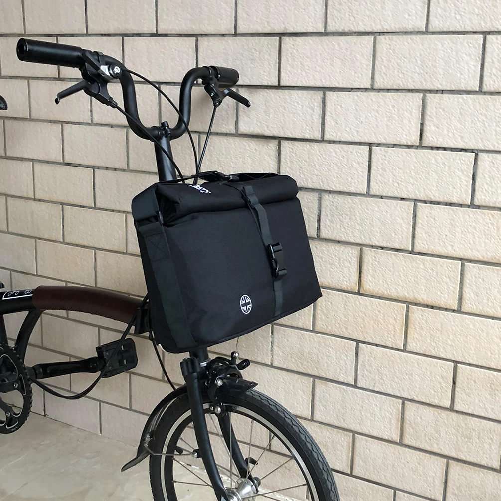 Twtopse Cycling Bike Bag Per Brompton Dahon Tern Fnhon 3Sixty Borsa Antipioggia Pieghevole Resistente Alla Bici Con Blocco Portabiciclette Anteriore