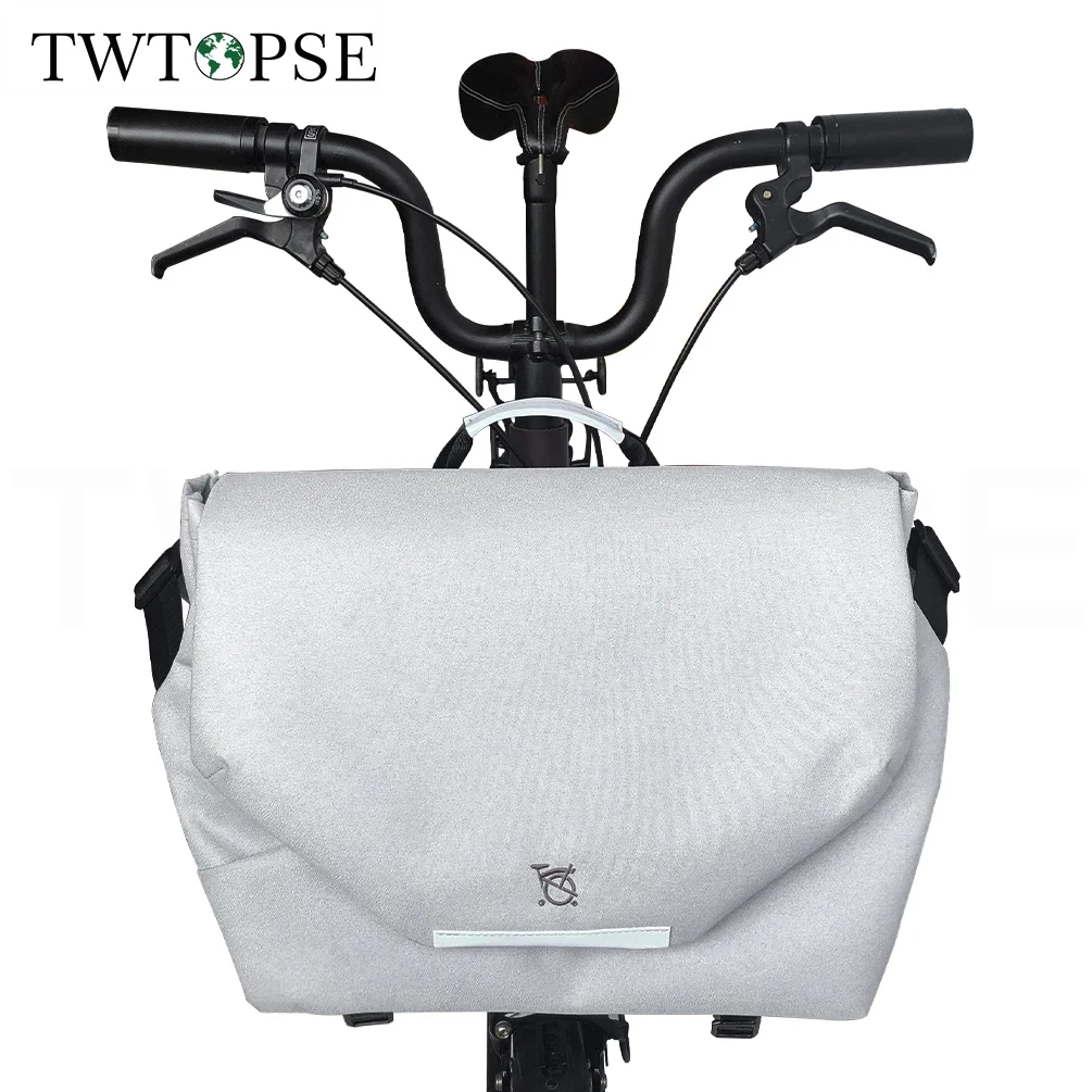 Twtopse Borsa Per Laptop Da Bicicletta Per Brompton 3Sixty Pikes Borsa Pieghevole Da Ciclismo City Messenger 2.0 S Adatta A 3 Fori Dahon Sterne Bags