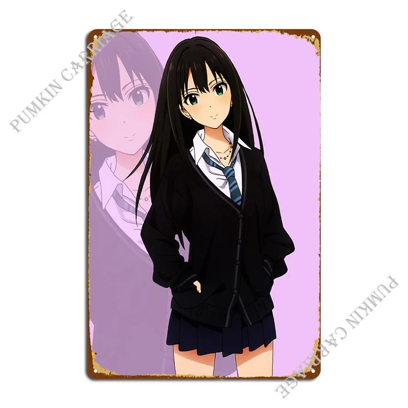Rin Shibuya Metal Sign Decoration Cave Kitchen Cinema Tin Sign Poster