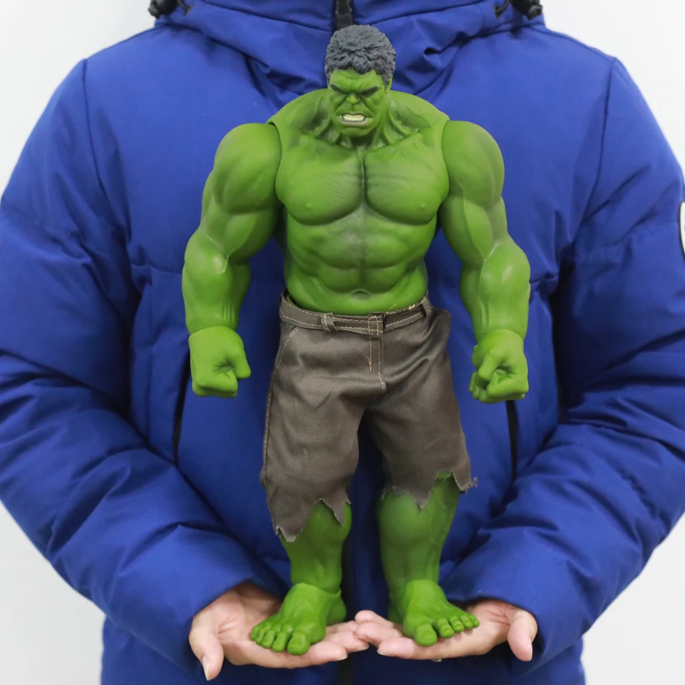 Disney Big Size 42Cm Incredibile Superhero Green Giant Man Hulkbuster Age Of Ultron Hulkbuster Pvc Action Figure Collection Model