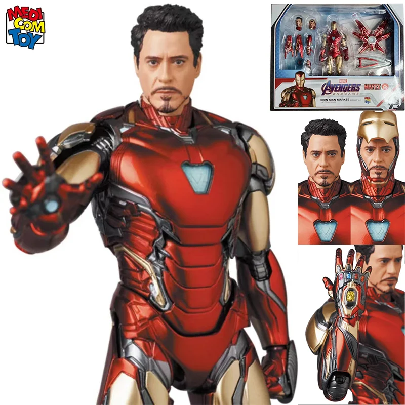 In Magazzino Originale Medicom Toy Avengers Endgame Mafex No.140 Iron Man Mark85 Mk85 Mafex140 Action Figures Model Toys