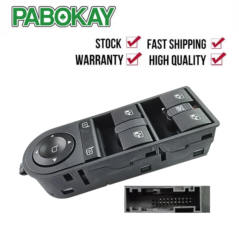 Finestra Electric Power Master Control Interruttore Per Vauxhall Per Opel Astra H Zafira 13228699 13228877 13215153
