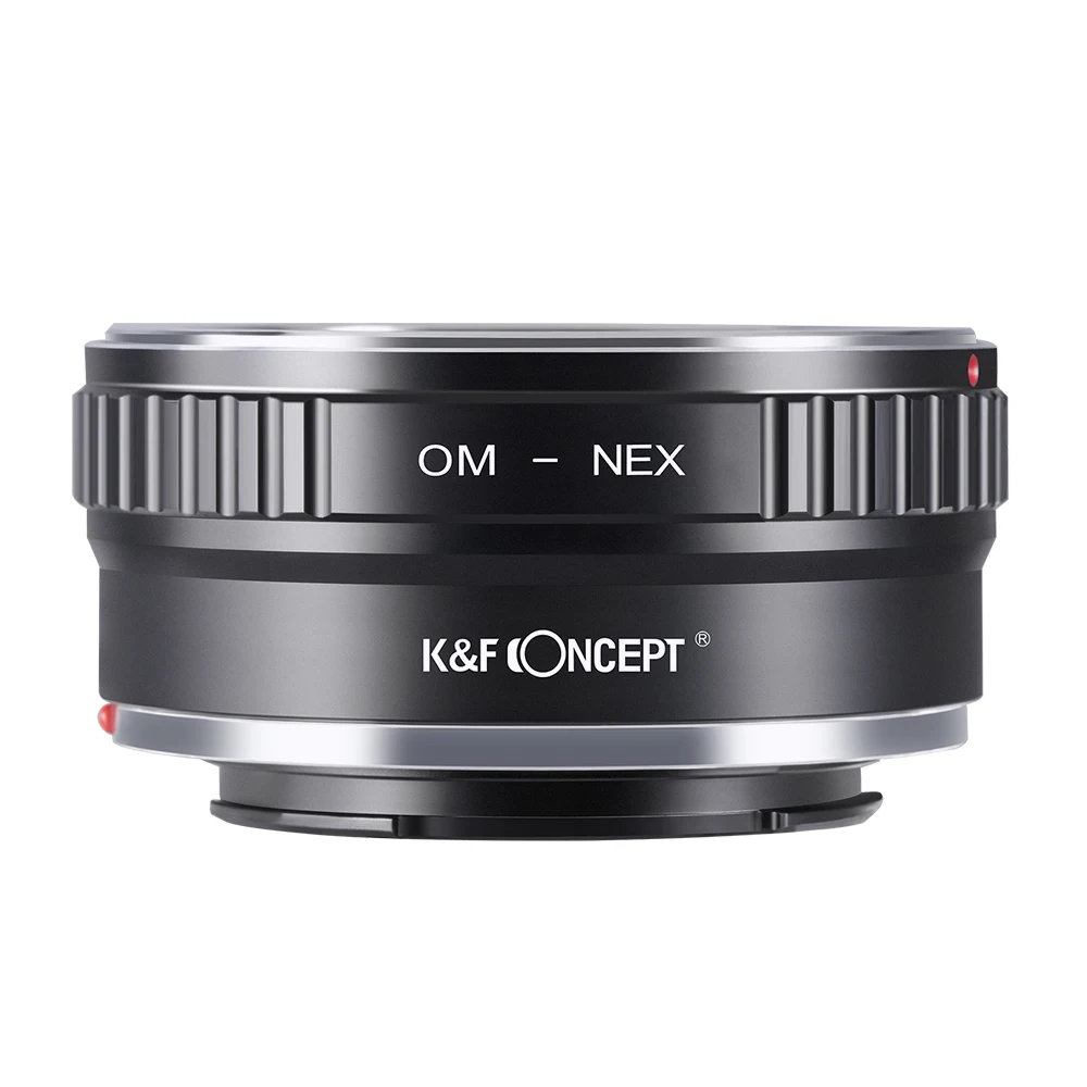 Adattatore Per Montaggio Obiettivo K & F Concept Per Obiettivo Olympus Om A Corpo Fotocamera Sony Nex (E-Mount) Per Nex-3 Nex-3N Nex-5 Nex-5R Nex-6 Ne