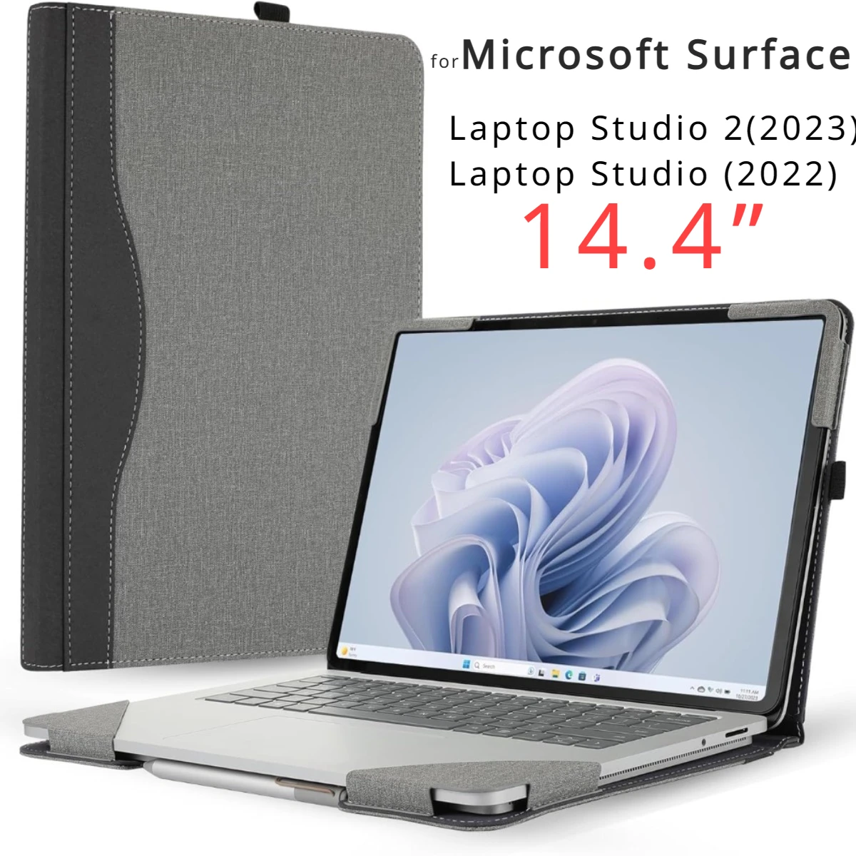 Custodia Per Surface Laptop Studio 2 2023 Custodia Per Laptop Da 14 "Per Surface Laptop Studio Custodia Protettiva In Pelle Pu Da 14.4 Pollici