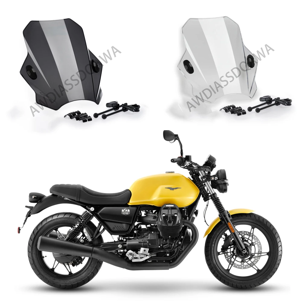 V7 Iii Stone 750 Parabrezza Regolabile Per Moto Per Moto Guzzi V7 Iii Stone 750 V7 Stone 850