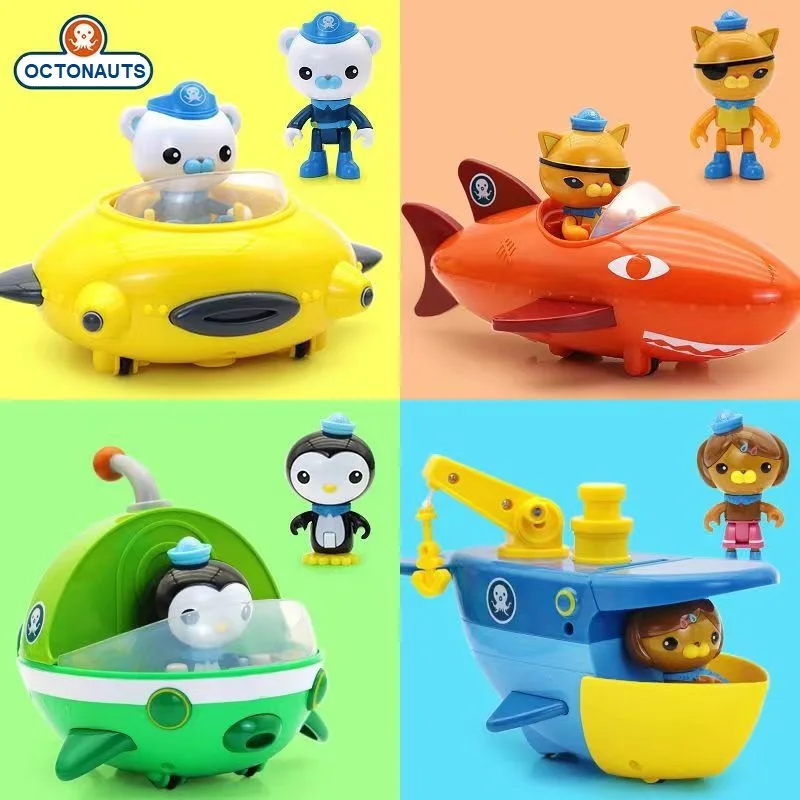 Octonauts Octopod Gup Giocattoli Per Bambini Suono Cinese Action Figure Creature Doll Toys Kwazii Barnacles Peso Giocattoli Per Bambini Regali