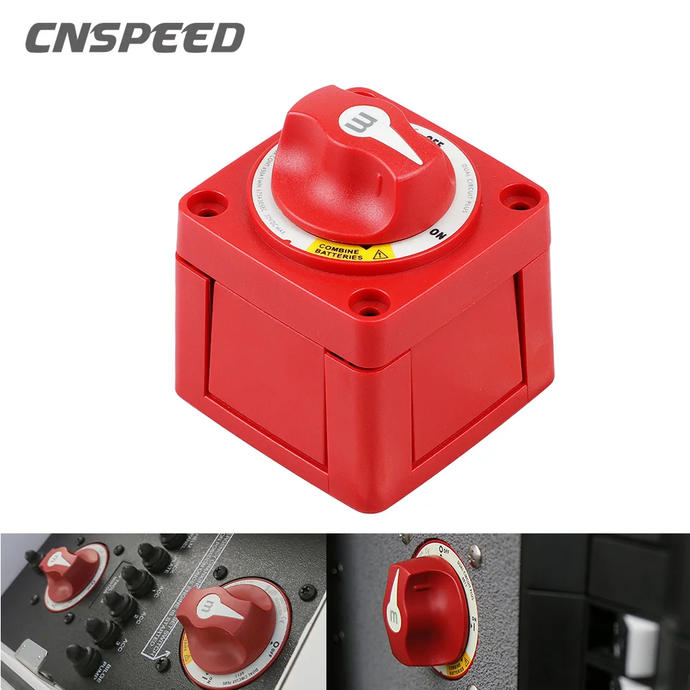 6011 M-Series 12-32V 100-300A Mini Impermeabile Dual Circuit Plus Interruttore Batteria Rv Car Boat Battery Selector Isolator Disconnect