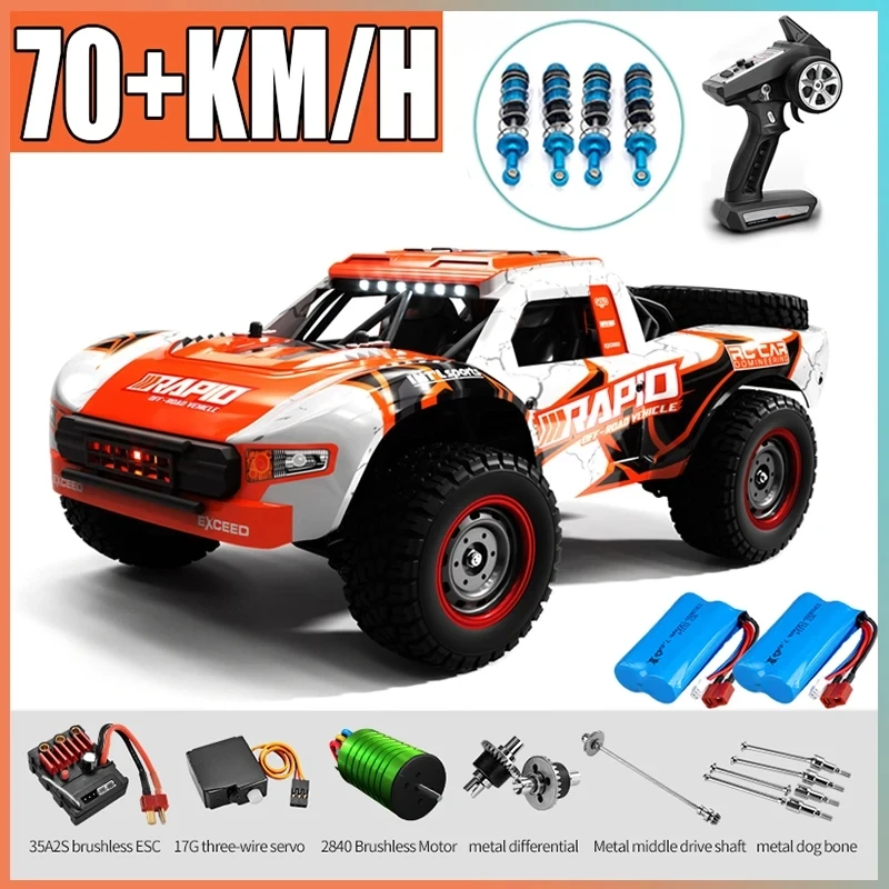 Rc Car Off Road 4X4 50 Km/H O 75 Km/H Motore Brushless Ad Alta Velocità Monster Truck 1/16 Desert/Snow Racing Drift Cars Giocattoli Per Ragazzi