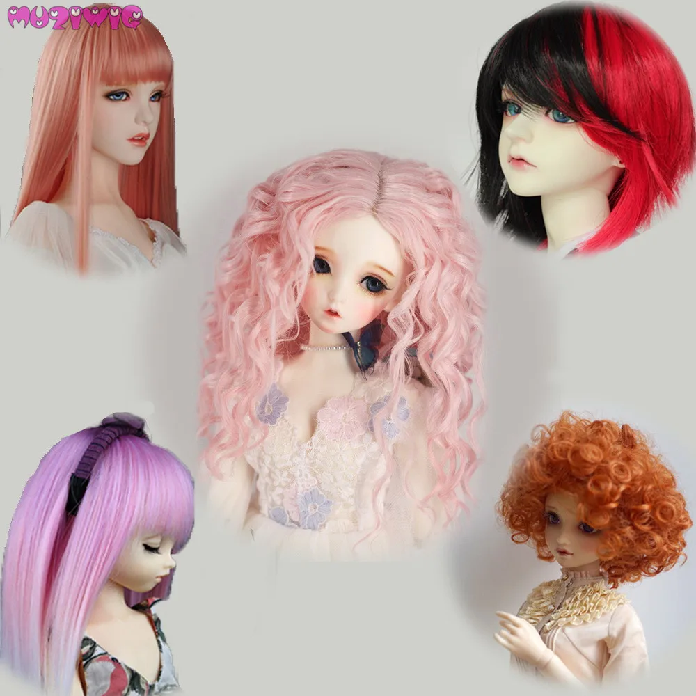 1/6 1/4 1/3 Parrucca Bjd Per Bjd/ Sd/Smart Doll/Msd/Minifee/Yosd Accessori Per Bambole
