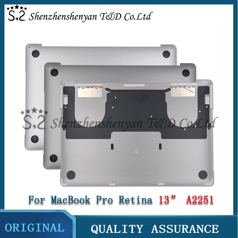 Nuovo Laptop A2251 Cover Inferiore Per Apple Macbook Retina Pro 13 "A2251 Silver Space Grey Bottom Case 2020 Anno