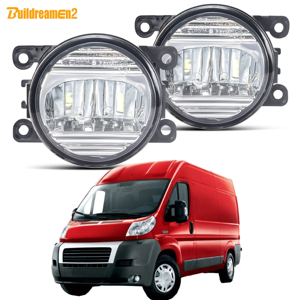 2 Pz 30W Auto Esterno Led Fendinebbia Per Fiat Ducato 250-290 2014-2020 H11 6000Lm Fendinebbia Daytime Running Lamp Drl Styling