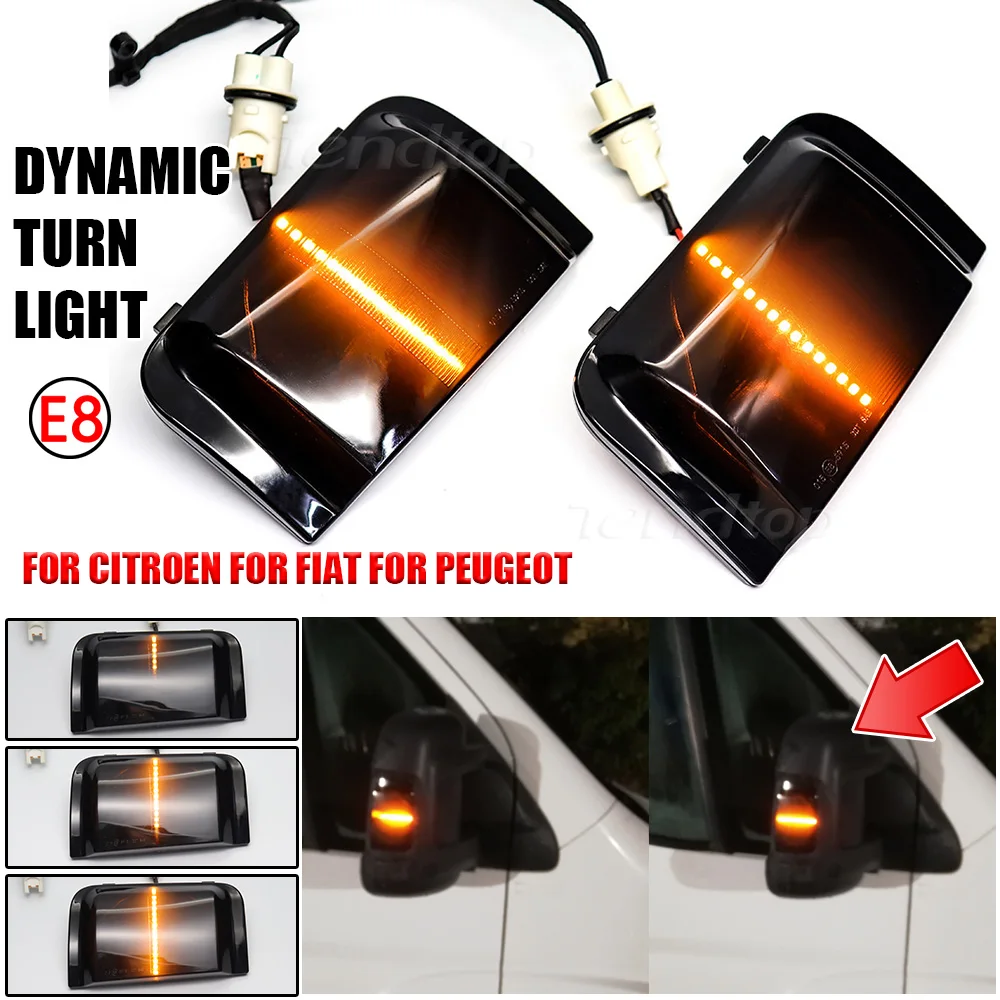Indicatore Di Direzione A Led Per Peugeot Boxer Fiat Ducato Citroen Jumper Specchietto Laterale Dynamic Blinker Indicatore Sequenziale Lampada Per Aut