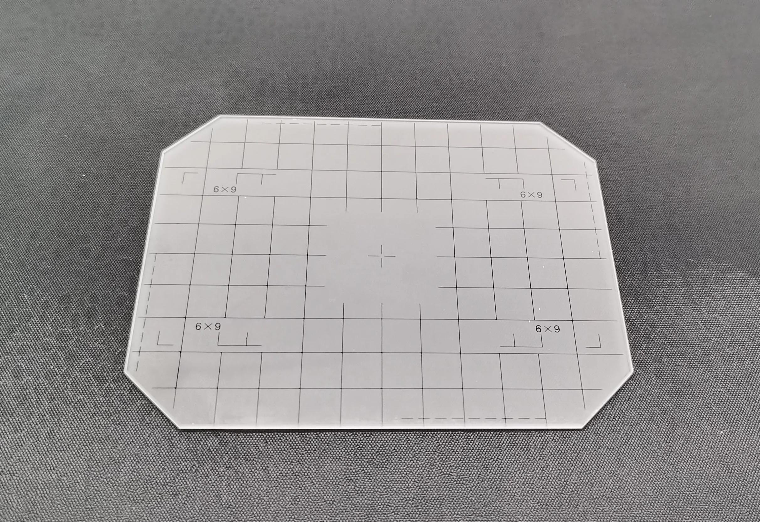 Schermo Di Messa A Fuoco In Vetro Smerigliato 4X5 F/ Linhof Horsemans Clutch Sinar Con Griglia