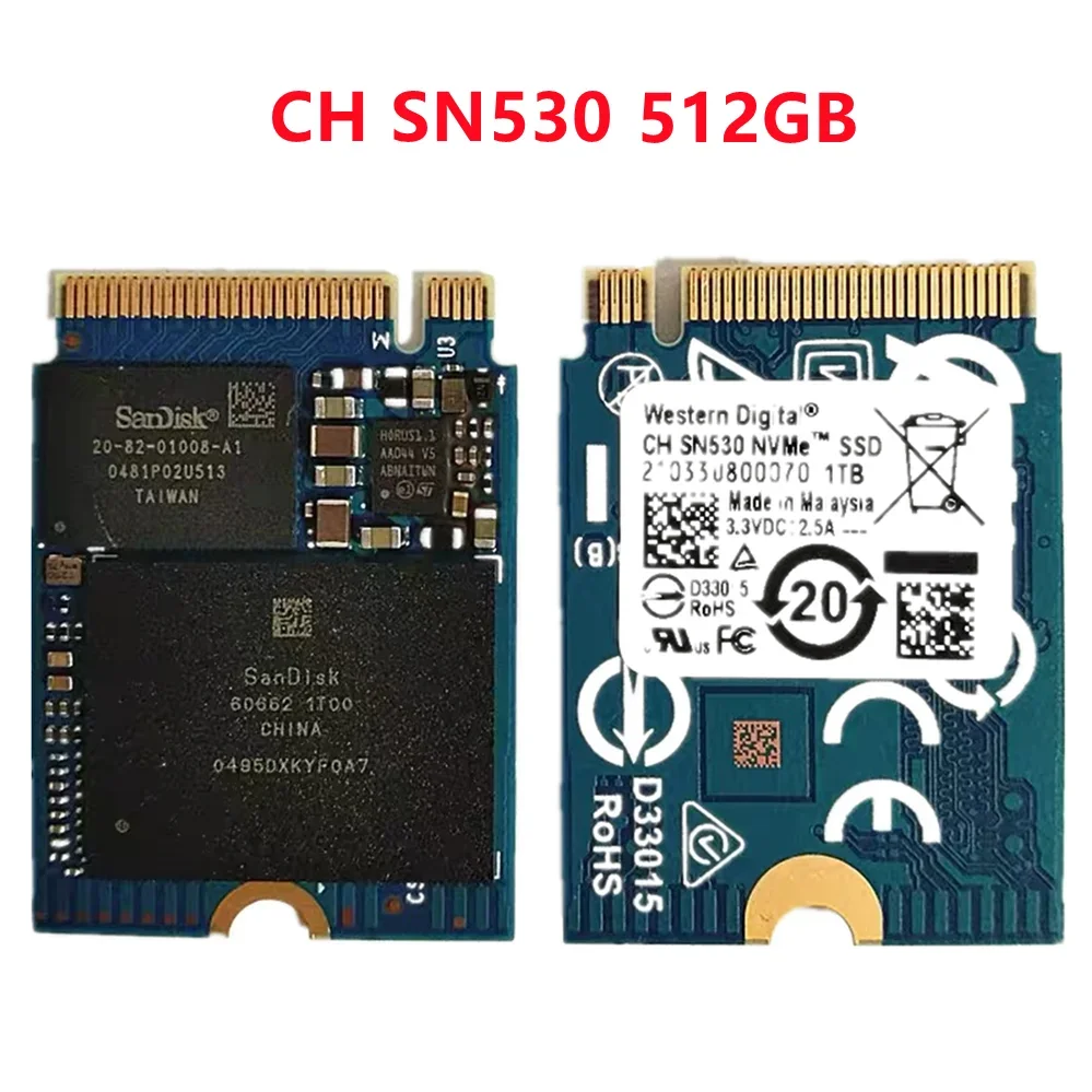 Wd Ch Sn530 1Tb 512Gb Espansione Ssd Supporto Xbox Series X/S Giochi Potenziati Recupero Rapido Tra Più Giochi