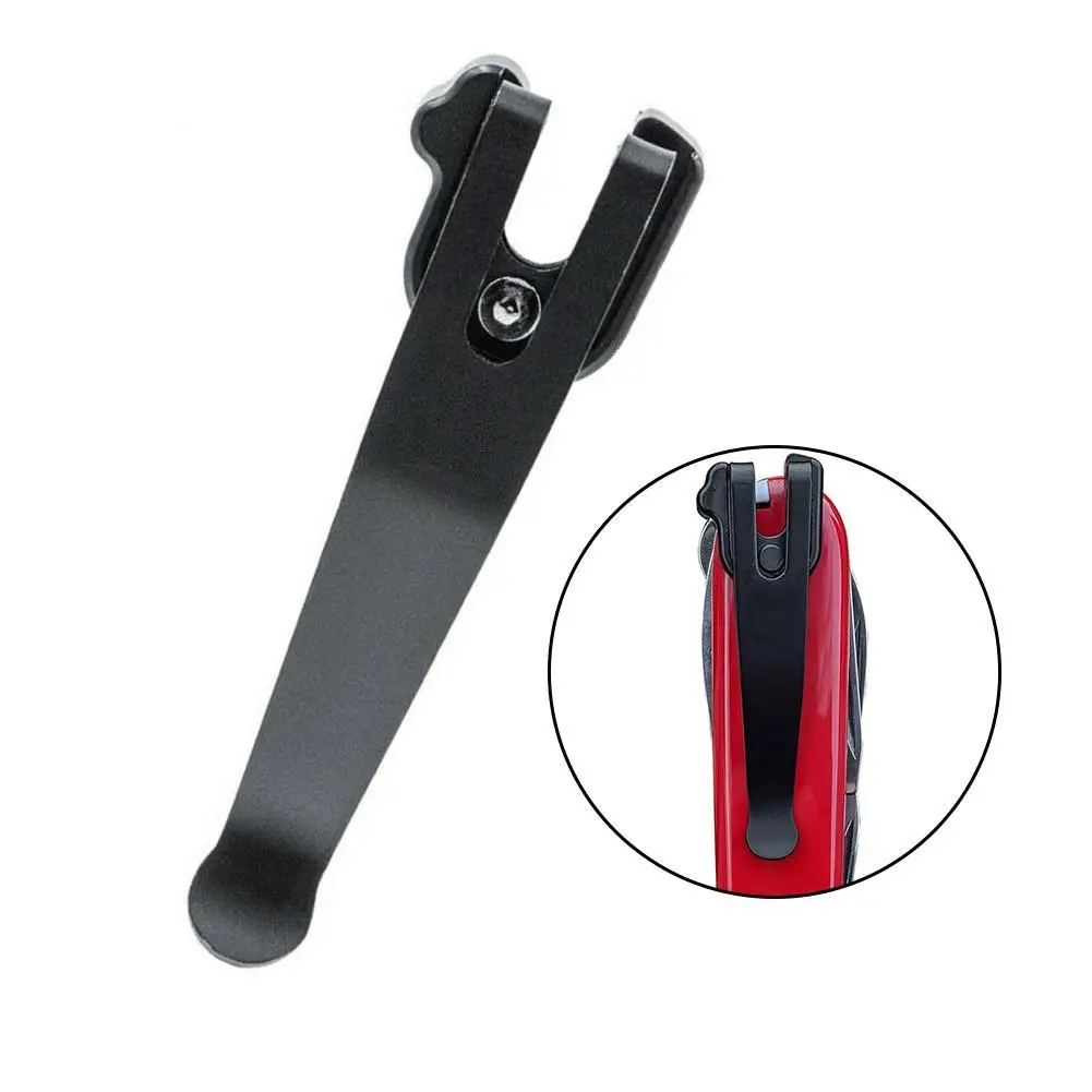 1 Pz Coltello Pieghevole Portatile Clip Posteriore In Acciaio Per Swiss Army Knife 91Mm Clip Posteriore Portablepocket Clip Tool Per Coltello A Farfal