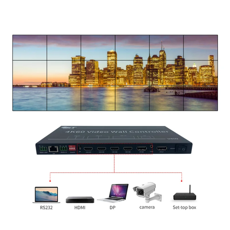 Controller Per Video Wall Hdmi 4K Tv/Controller Per Processore Mixer Videowall