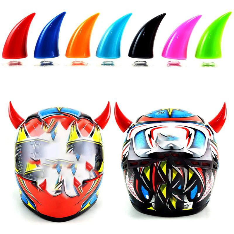 1Pc Devil Horn Moto Casco Angolo Nastro Biadesivo Per Accessorio Moto Shoei Gt Air 2 Casco Motocross