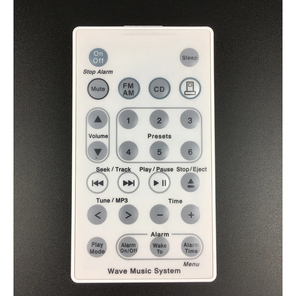 Telecomando Sostitutivo Per Bose Bi-2 Wave Audio Music System Radio Sound Touch Cd Awrcc1 Awrcc2 Bianco