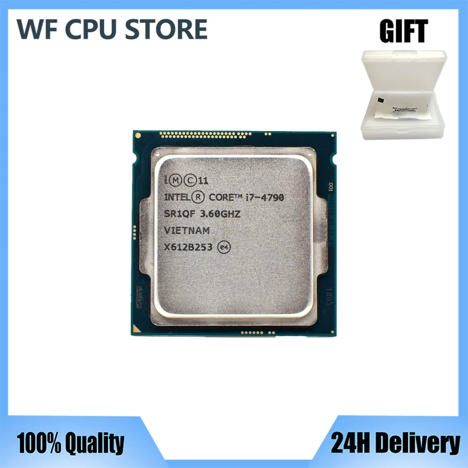 Processore Cpu Quad-Core Intel Core I7-4790 I7 4790 3.6 Ghz 8M 84W Lga 1150
