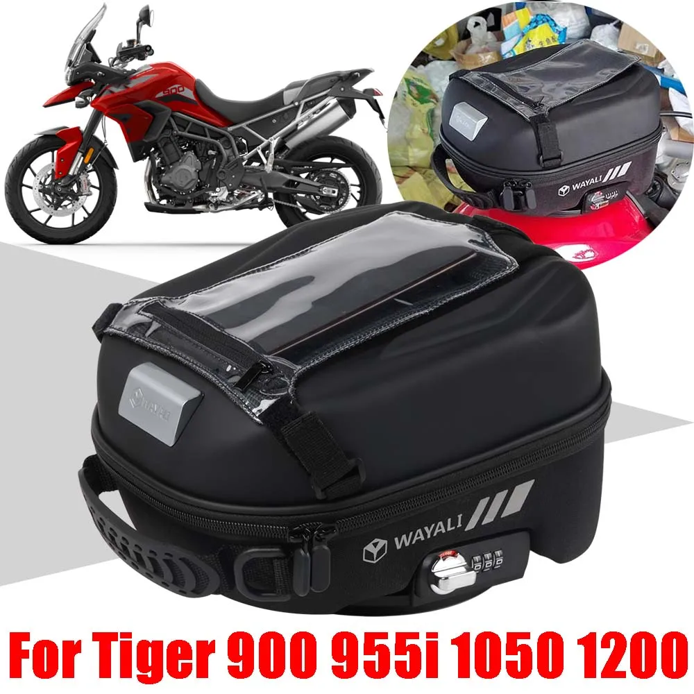 Per Triumph Tiger 900 Gt Pro Rally Tiger 1050 955I 1200 Explorer Accessori Tank Bag Impermeabile Storage Bagagli Borse Tanklock