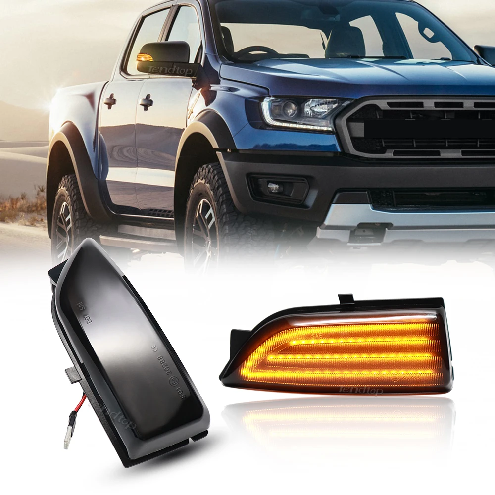 Indicatore Di Direzione Per Ford Everest 2015-2019 Ranger T6 Raptor Wildtrak Led Dynamic Side Mirror Light Specchietto Retrovisore Light