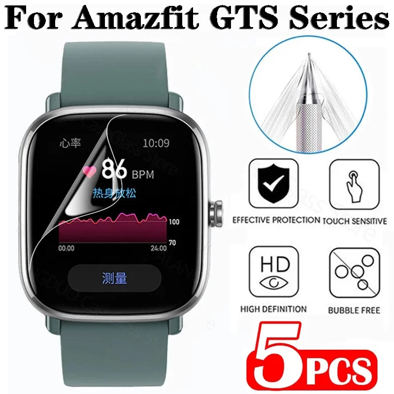 Per Amazfit Gts 3/Gts2 Mini/Gts 4 Mini Pellicola Idrogel Pellicola Salvaschermo Morbida Per Huami Amazfit Gts 2 3 4 Pellicola Tpu Antigraffio