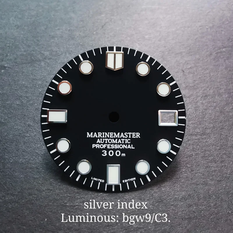Quadrante Dell'Orologio Opaco Modificato Skx007/Skx009/Nh36 Custodia Piccola Marinemaster Abalone Nh35 Quadrante Mod Universale 28.5Mm Nh38 Sunburst