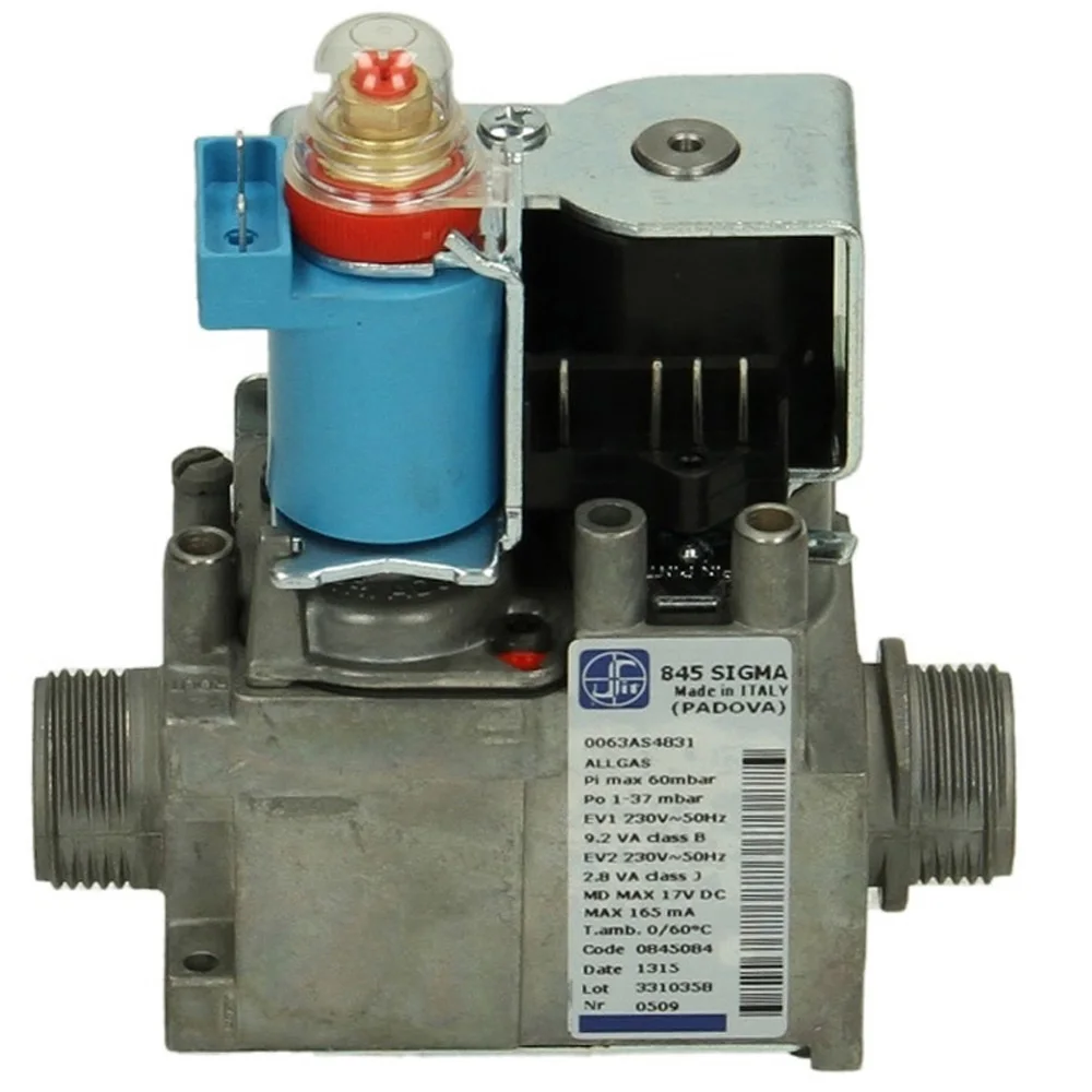 Sigma 845 Allgas 0845084 Nuova Valvola Del Gas Di Ricambio 0063 As4831- Vaillant Vuw,Gloworm Betacom, Heatline Vizo Ideal - 10 Pz