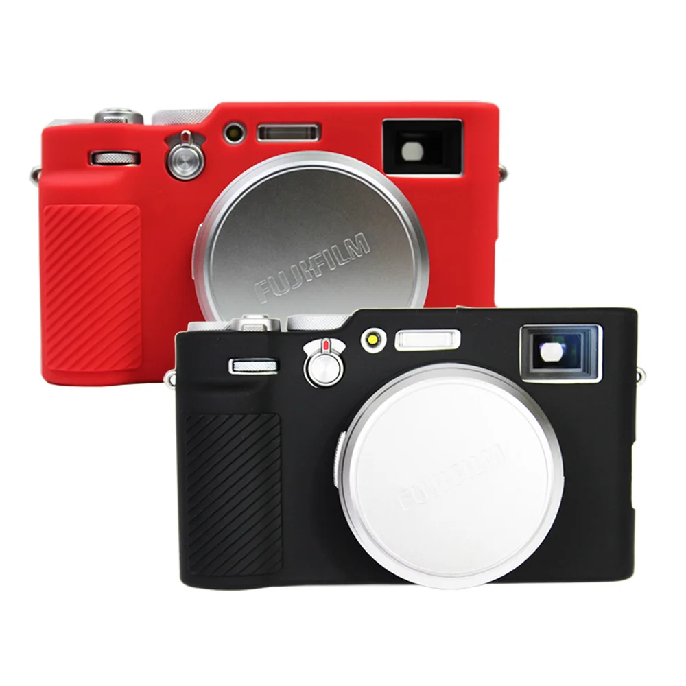 Gomma Morbida Macchina Fotografica Cassa Del Silicone Del Sacchetto Per Fujifilm Fuji X100V X100V Di Protezione Della Copertura Del Corpo + X100V Dell