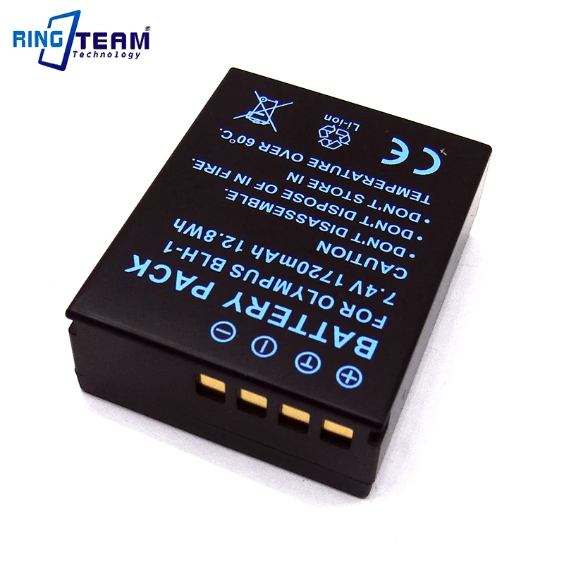 Batteria Blh-1 Blh1 Per Fotocamere Digitali Olympus Em1 Mark Ii Em1-2 Em1 Mark 2