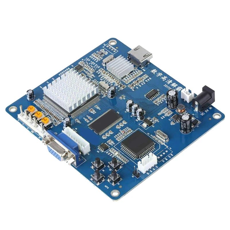Convertitore Scheda Convertitore Uscita Video Hd Vga/Rgb/Cga/Ega/Yuv To-Compatibile Per Convertitore Video Arcade Blue Game Machine