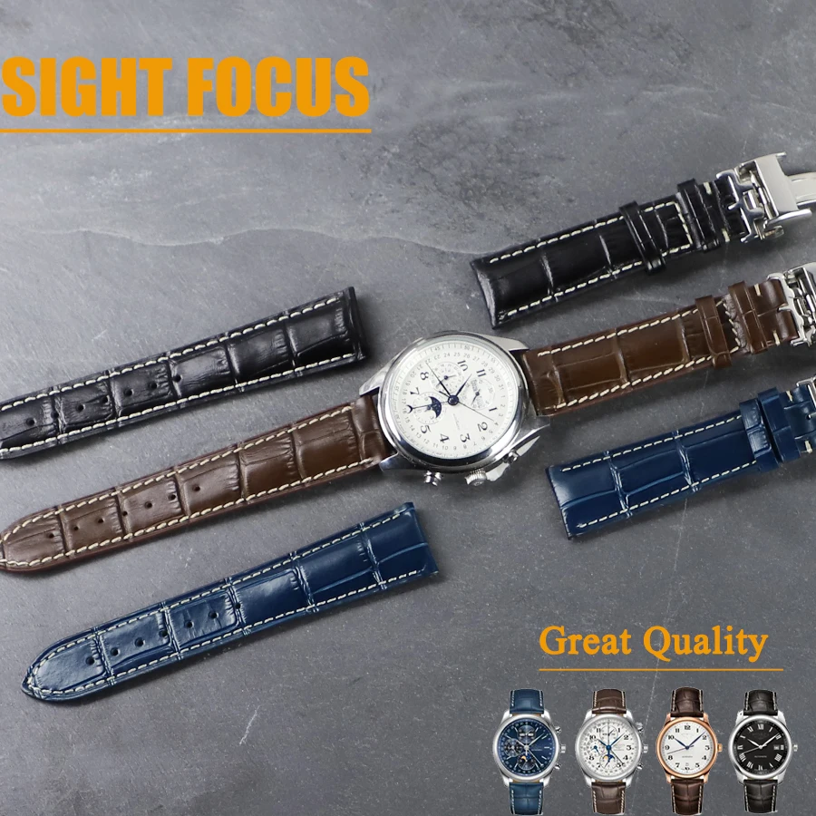 Cinturini In Pelle Di Vacchetta Per Longines L2 L4 Master Collection Flagship Prove Cinturini Per Orologi Cinturino In Pelle Di Vitello L2.628.673